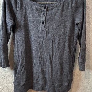 J. Crew Heathered Blue Knit Fabric